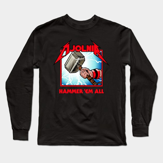 Hammer Time Long Sleeve T-Shirt by nadzeenadz